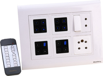 

Reins Touch112 5 One Way Electrical Switch(Pack of 2 Number of Switches - 1)