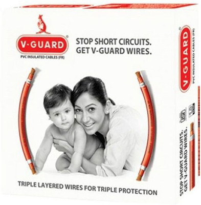 V-Guard FR PVC Blue 90 m Wire(Blue)