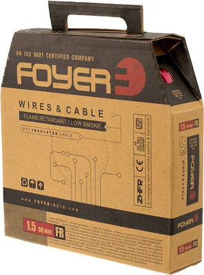

Foyer FR PVC, Insulated Cable White 90 m Wire(White)