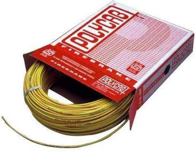 

Polycab FR PVC, PVC 1.5 sq/mm Yellow 90 m Wire(Yellow)