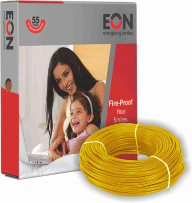 

EON FR PVC 1.5 sq/mm Yellow 90 m Wire(Yellow)