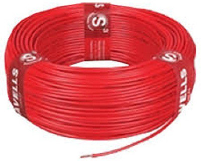 

Havells FR PVC, PVC 2.5 sq/mm Red 90 Wire(Red)