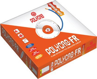 

Polycab Fr Pvc 1 sq/mm Black 90 m Wire(Black)