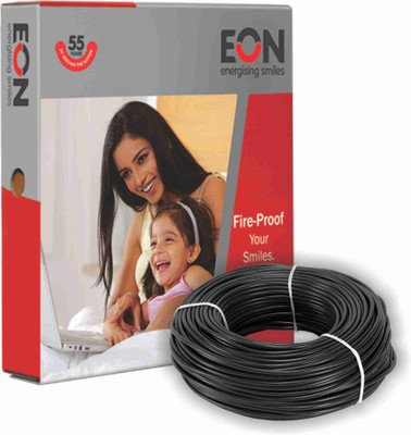 

EON FR PVC 2.5 sq/mm Black 90 m Wire(Black)
