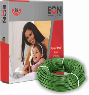 

EON FR PVC 2.5 sq/mm Green 90 m Wire(Green)