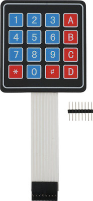 

Robokart Robokart 4x4 Matrix Membrane Keypad Electronic Components Electronic Hobby Kit