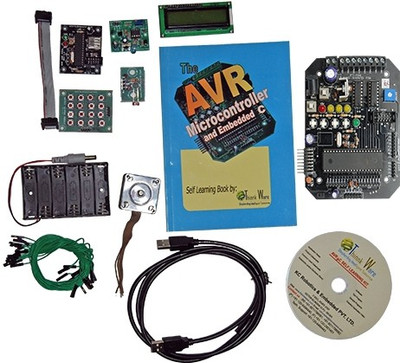 

Thinnk Ware AVR MICROCONTROLLER SELF LEARNING KIT Educational Electronic Hobby Kit