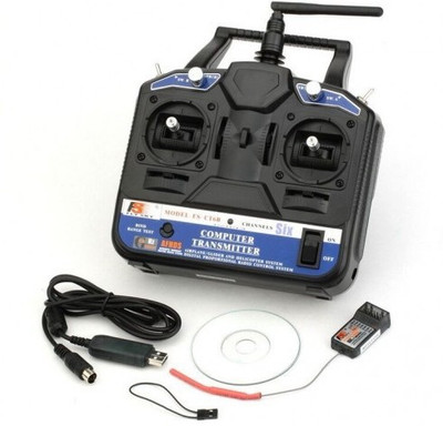 

Robokart Flysky FSCT6B 2.4G 6CH Radio control RC Transmitter Receiver Electronic Components Electronic Hobby Kit