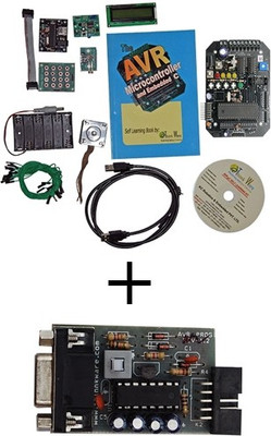 

Thinnk Ware AVR SELF LEARNING KIT + AVR SERIAL COMMUNICATION PRORGAMMER Educational Electronic Hobby Kit