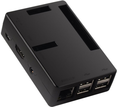 

SunRobotics Black Plastic Enclosure for Raspberry PI 2B/B+ Electronic Components Electronic Hobby Kit