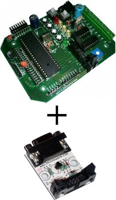 

Thinnk Ware AVR DEVELOPMENT BOARD + AVR SERIAL PROGARMMER Educational Electronic Hobby Kit