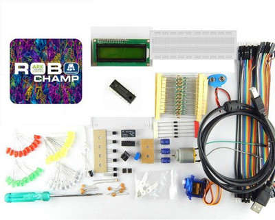

Robokart ARDUINO Starter Kit for beginners (Builder's kits) without Arduino board Electronic Components Electronic Hobby Kit