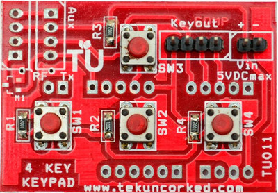 

Technology Uncorked 4-Key Keypad_05 Educational Electronic Hobby Kit