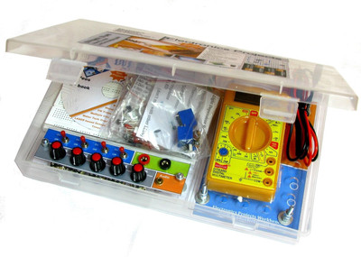 

Hobbyelectronics Electronics Workbench 50 in 1 Circuits Educational Electronic Hobby Kit