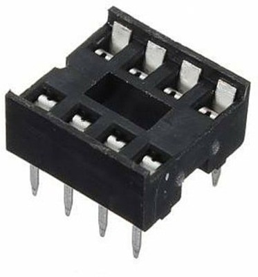 

Robokart 8 Pin IC base(Pack of 20) Electronic Components Electronic Hobby Kit