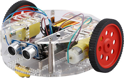 

infiction labs Ultrasound based obstacle detection DIY robotic kit- Infiction Labs Educational Electronic Hobby Kit