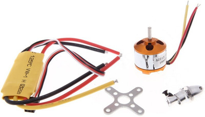 

Robohaat 1000 KV BLDC Motor & 30Amp ESC Electronic Components Electronic Hobby Kit