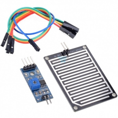 

Robohaat Raindrops Detection Sensor Module Electronic Components Electronic Hobby Kit