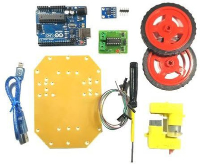 

Robohaat Accelerometer Robotics Kit using AVR Controller Electronic Components Electronic Hobby Kit