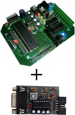 

Thinnk Ware AVR DEVELOPMENT BOARD + AVR SERIAL COMMUNICATION PRORGAMMER Educational Electronic Hobby Kit