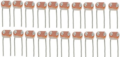 

Acme Electronics 20 X LDR Photocell Sensor LIGHT DEPENDENT RESISTOR for Projects Electronic Components Electronic Hobby Kit