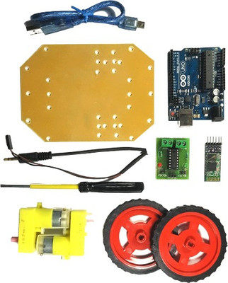 

Robohaat Line follower Robotics Kit using Arduino Electronic Components Electronic Hobby Kit