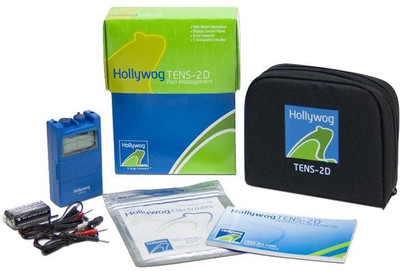 

Hollywog Pain Relief Stimulator Tens Unit 2D - Dual Channel Nerve Stimulator Tens Unit Electrotherapy Device(2D)
