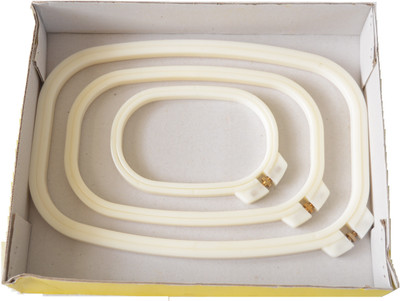 

ecaart Plastic Square Embroidery Frame/Hoop Embroidery Frame(Pack of 3)