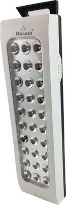 DOCOSS 30 Led Good Quality Bright Rechargeable Lamp Emergency Light(White) available at flipkart for Rs.459
