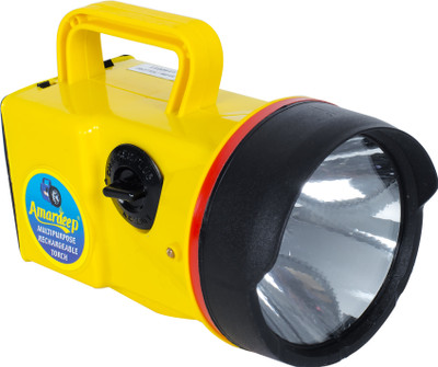 18% OFF on Amardeep AD 096 Torch(Yellow, Black : Rechargeable) 18% OFF on Amardeep AD 096 Torch(Yellow, Black : Rechargeable)