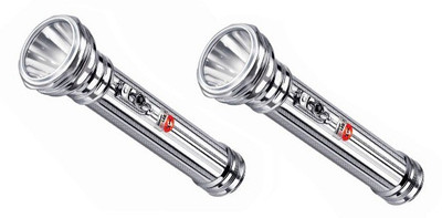 EVEREADY Dl 63 Pack Of 2 Torch(Silver) EVEREADY Dl 63 Pack Of 2 Torch(Silver)