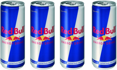 

Red Bull 250 ML Can (Pack of 4) Energy Drink(4x0.25 L, Mixed Fruit Flavored)