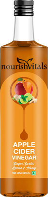 

NourishVitals With Ginger, Garlic, Lemon and Honey Apple Cider Vinegar(500 ml, Citrus Flavored)