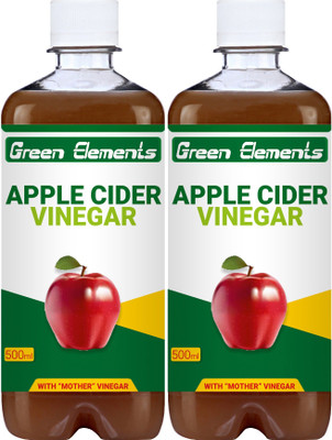 

Green Elements With Mother Apple Cider Vinegar(2x500 ml, Apple Flavored)