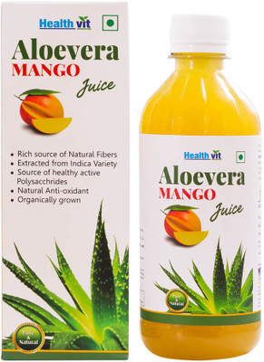 

HealthVit Aloevera Mango Juice Energy Drink(500 ml, Mango Flavored)