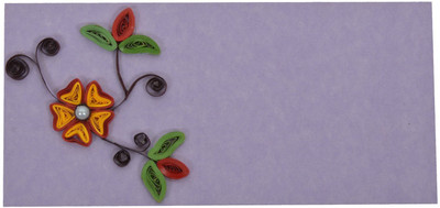 

RMantra Designer Quilled Wedding Envelopes(Pack of 5 Multicolor)