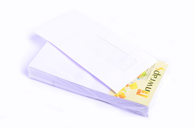

Enwraps Premium Window 10x4.5(inch) Envelopes(Pack of 150 White)