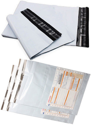 

Tapepacks 8x10 100Pcs Tamper Proof Courier Bags With POD 8x10 Tamper Proof Bags 8x10 POD 100Pcs(White / Black Inside)