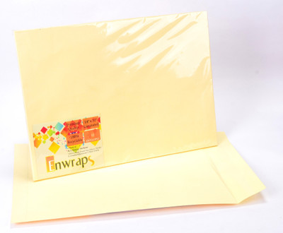 

Enwraps Premium Laminated 14 x 10(inch) Envelopes(Pack of 12 Yellow)
