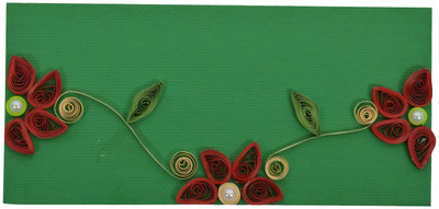 

RMantra Designer Quilled Envelopes(Pack of 5 Multicolor)
