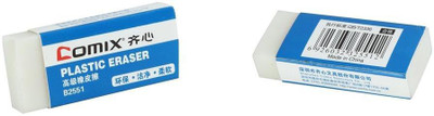 

Comix School Non-Toxic Rectangle Shaped Large Eraser(White)