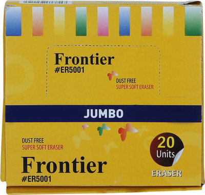 

Frontier Super Soft Non-Toxic Rectangular Shaped Small Erasers(Set of 3, White)