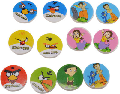 

Saamarth Impex Cartoon Non-Toxic Round Shaped Medium Eraser(Multicolor)