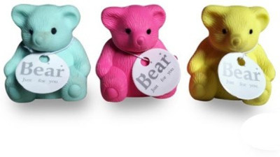 

Global Gifts SET OF 3 TEASE AND SHADDY ERRPNER Non-Toxic Eraser(Set of 3, Multicolor)