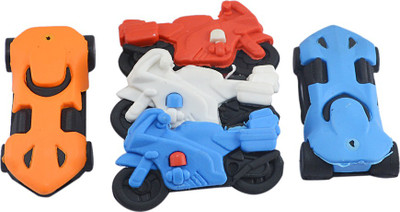 

Saamarth Impex Bike/Car Non-Toxic Rectangle Shaped Medium Erasers(Set of 4, Multicolor)