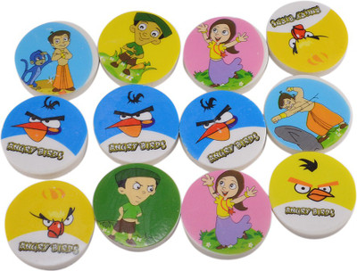 

Saamarth Impex Cartoon Non-Toxic Round Shaped medium Eraser(Multicolor)