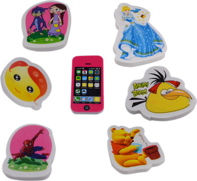 

Saamarth Impex Cartoon Multi Shaped Big Eraser(Multi)
