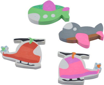 

Saamarth Impex Student Non-Toxic Rectangle Shaped Medium Erasers(Set of 4, Multicolor)
