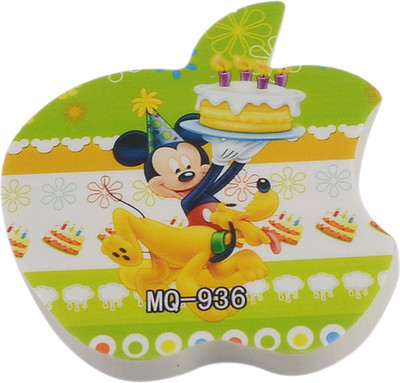 

Saamarth Impex Standard Non-Toxic Apple Shaped Medium Eraser(Multicolor)