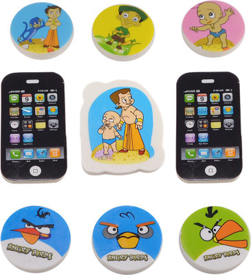 

Saamarth Impex Disney Non-Toxic Multi Shaped Medium Eraser(Multicolor)